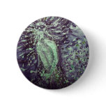 Blue Poseidon Greek God Surreal Painting buttons