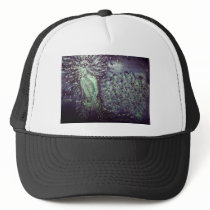 Blue Poseidon Greek God Surreal Painting Trucker Hats