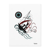 Blue Postcard