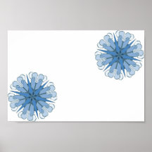 Blue Poster