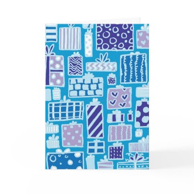 Blue Presents Cards by jolomast