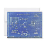 Blue Print Of Victory invitations
