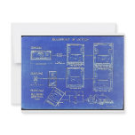 Blue Print Of Victory Custom Announcements