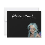 Blue & Purple 3D Mermaid 5 Close-up