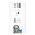 Blue & Purple 3D Mermaid 5 Close-up