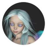 Blue & Purple 3D Mermaid 5 Close-up