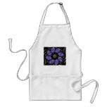 Blue Purple Black Kaleidoscope Art 3 Apron