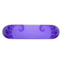 Blue Purple Heart Skateboard