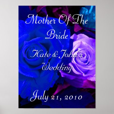 Blue Purple Rose by WeddingsBest