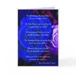 Blue Purple Rose Will You Be My Bridesmaid