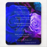 Blue Purple Rose Will You Be My Bridesmaid