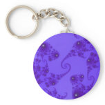 Blue Purple Seahorse Herd Keychain