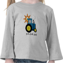 Blue Putt Putt Tractor Tshirts and Gifts