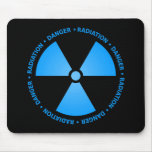 Blue Radiation Symbol Mousepad