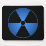 Blue Radiation Symbol Mousepad
