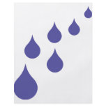 blue rain drops  icon flyers