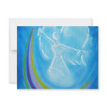 Blue Rainbow Angel Personalized Announcements