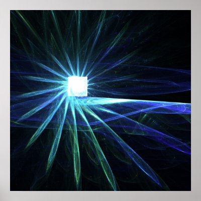 Blue rays - Poster by cycreation