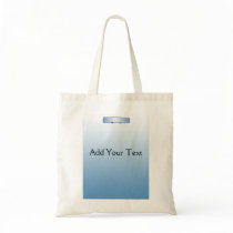 Blue Rearview Mirror on Blue Gradient Tote Bags