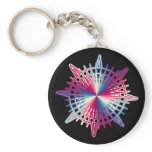 Blue Red Compass keychains