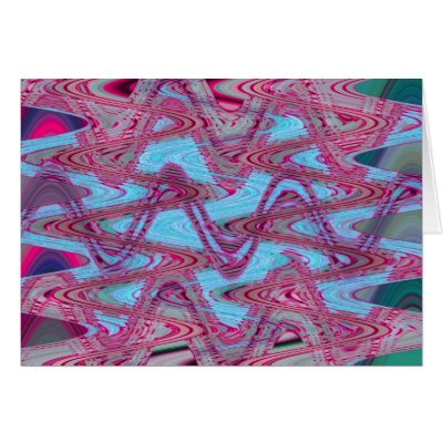 blue red waves by DonnaGraysonAbstract