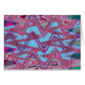 blue red waves cards