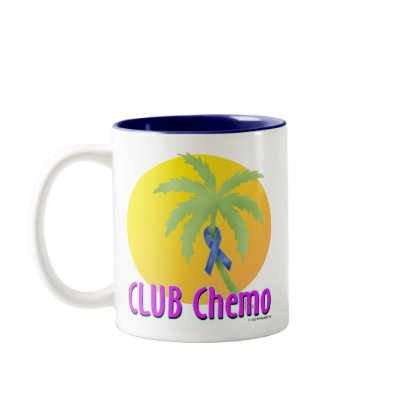 Blue Ribbon Mug by cancerfight