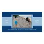 Blue Ribbon Photo Greeting Card