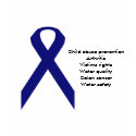 Blue ribbon shirt