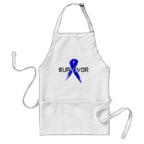 Blue Ribbon -Survivor Apron