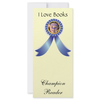Blue Ribbon Winners_Champion Reader Bookmark by UCanSayThatAgain