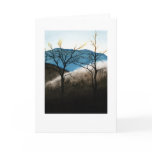 Blue ridge frozen rain greeting card