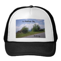 Blue Ridge Motorcycle Mountain View Mesh Hat