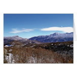 Blue Ridge Mountain Magic under a Winter Spell Greeting Card