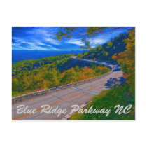 Blue Ridge Parkway NC Postcard