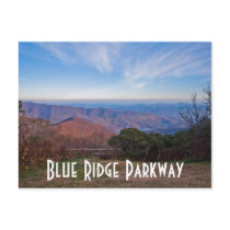 blue ridge parkway post card