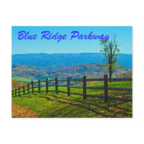 blue ridge parkway postcard