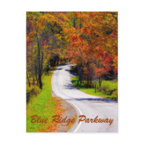 blue ridge parkway post card