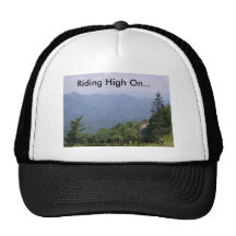 Blue Ridge Parkway Road with Mountains Hat