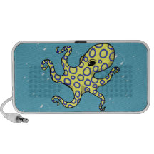 Blue Ringed Octopus Laptop Speaker