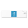 Blue Robot Bumper Stickers