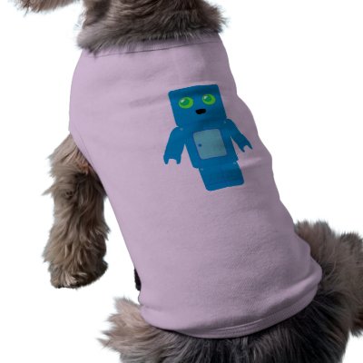 Blue Robot Dog Clothing by toxiferous