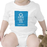 Blue Robot Rompers