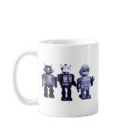 blue robots mug