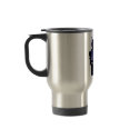 blue robots travel mug