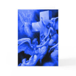Blue Rock of Ages Greeting Cards