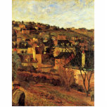 Blue Roofs At Rouen By Gauguin Paul (Best Quality) photo sculptures
