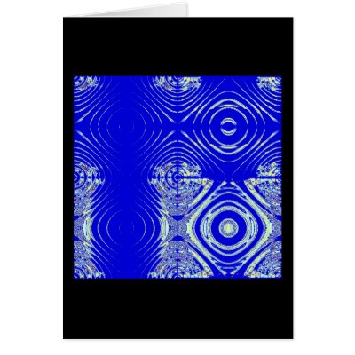 Blue Room Greeting Card by hen2busi
