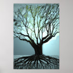Blue Roots Lights Posters