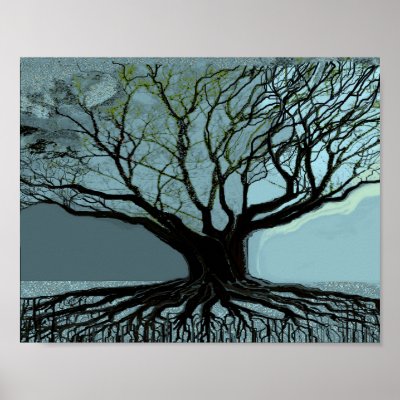 Blue Roots Posters by samack